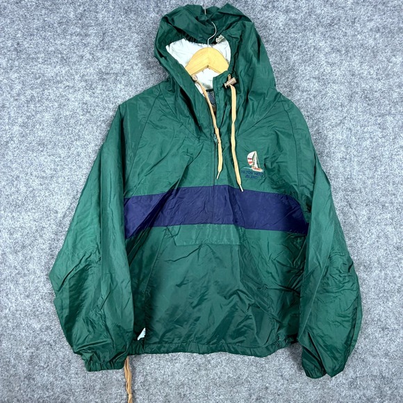 Charles River Apparel Other - Vintage Charles River Apparel Hilton Head Island Anorak Jacket Mens Green Medium